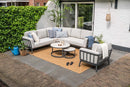 Montea lounge hoekset - 5-delig - carbon black - valley sand - Centostone soft sand - Majorr