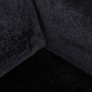 Draaifauteuil Turner black chenille - Majorr