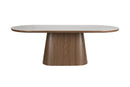 Dining Table Almira Oval 200 Walnut