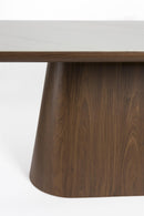 Dining Table Almira Oval 200 Walnut