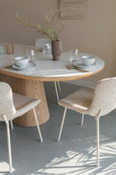 Dining Table Almira Oval 200 Walnut