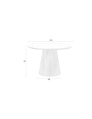 Dining Table Almira Round Walnut