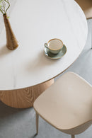 Dining Table Almira Round Oak
