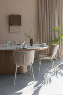 Dining Table Almira Oval 180 Oak