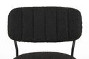 Chair Jolien Black/Black Bouclé