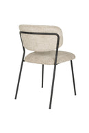 Chair Jolien Black/Beige Bouclé