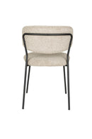 Chair Jolien Black/Beige Bouclé