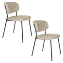 Chair Jolien Black/Beige Bouclé