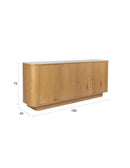 Sideboard High Almira Oak