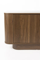 Sideboard Low Almira Walnut