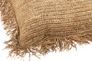 Cushion Square Raffia Natural Large