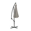 Athene parasol - Ø300 cm - carbon black - zand - Majorr