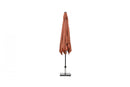 Lotus parasol - 250x250 cm - carbon black - koper - Majorr