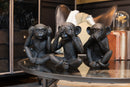 Ape See/Hear/Speak No Evil Poly Brown Large Assortment Of 3