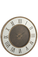 Clock Roman Numerals Led Mirror Mdf Antique Gold Large