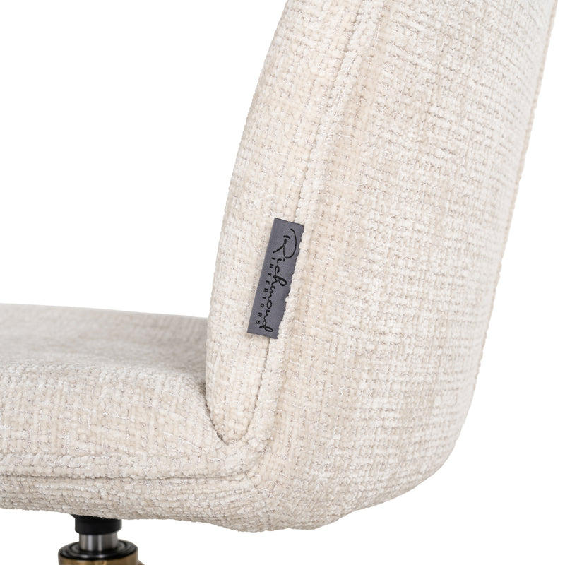 Draaistoel Dakota beige chenille - Majorr