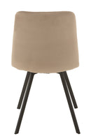 Chair Morgan Textile/Metal Beige