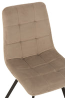 Chair Morgan Textile/Metal Beige