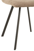 Chair Babette Textile/Metal Beige