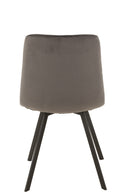 Chair Morgan Textile/Metal Grey