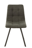 Chair Babette Textile/Metal Dark Grey