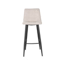 Tabouret de bar LABEL51 Jelt - Naturel - Boucle - Hauteur d'assise 78
