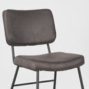 LABEL51 Noah Dining Chair - Anthracite - Microfiber