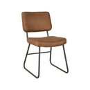 LABEL51 Eetkamerstoel Noah - Cognac - Microfiber
