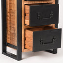 LABEL51 Ladekast Brussels - Rough - Mangohout - 75 cm