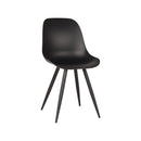LABEL51 Dining chair Monza - Black - Plastic