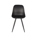 LABEL51 Dining chair Monza - Black - Plastic