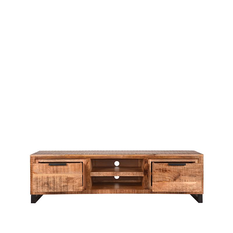 LABEL51 TV cabinet Glasgow - Rough - Mango wood - 160 cm