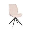 LABEL51 Eetkamerstoel Comfy - Naturel - Boucle - Majorr