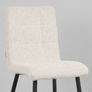LABEL51 Dining chair Sam - White - Boucle