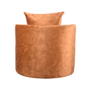 LABEL51 Armchair Evy - Ocher - Velours - 90 cm