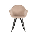 LABEL51 Dining chair Forli - Sand - Velvet