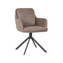 LABEL51 Dining chair Joy - Taupe - Microfiber