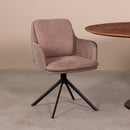 LABEL51 Dining chair Joy - Taupe - Microfiber