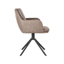 LABEL51 Dining chair Joy - Taupe - Microfiber