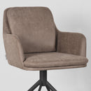 LABEL51 Dining chair Joy - Taupe - Microfiber