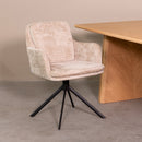 LABEL51 Dining chair Joy - Beige - Velvet
