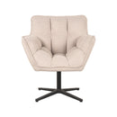Fauteuil LABEL51 Ian - Naturel - Boucle