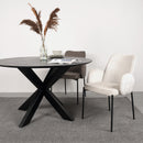 LABEL51 Dining chair Joni - Cream - Velvet