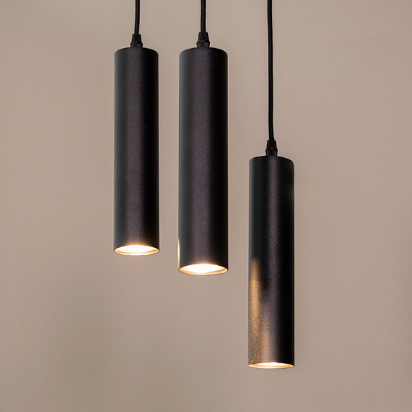 LABEL51 Hanging lamp Ferroli - Black - Metal - 3-light