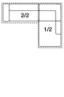 Corner sofa Santino Right 257x94-215x85 cm