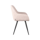 LABEL51 Dining chair Fender - Natural - Boucle