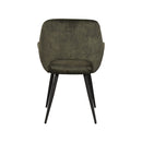 LABEL51 Dining chair Fer - Hunter - Velvet
