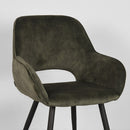 LABEL51 Dining chair Fer - Hunter - Velvet