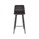 LABEL51 Barkruk Jelt - Antraciet - Velours - Zithoogte 78