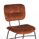 LABEL51 Dining chair Dez - Rust - Velvet